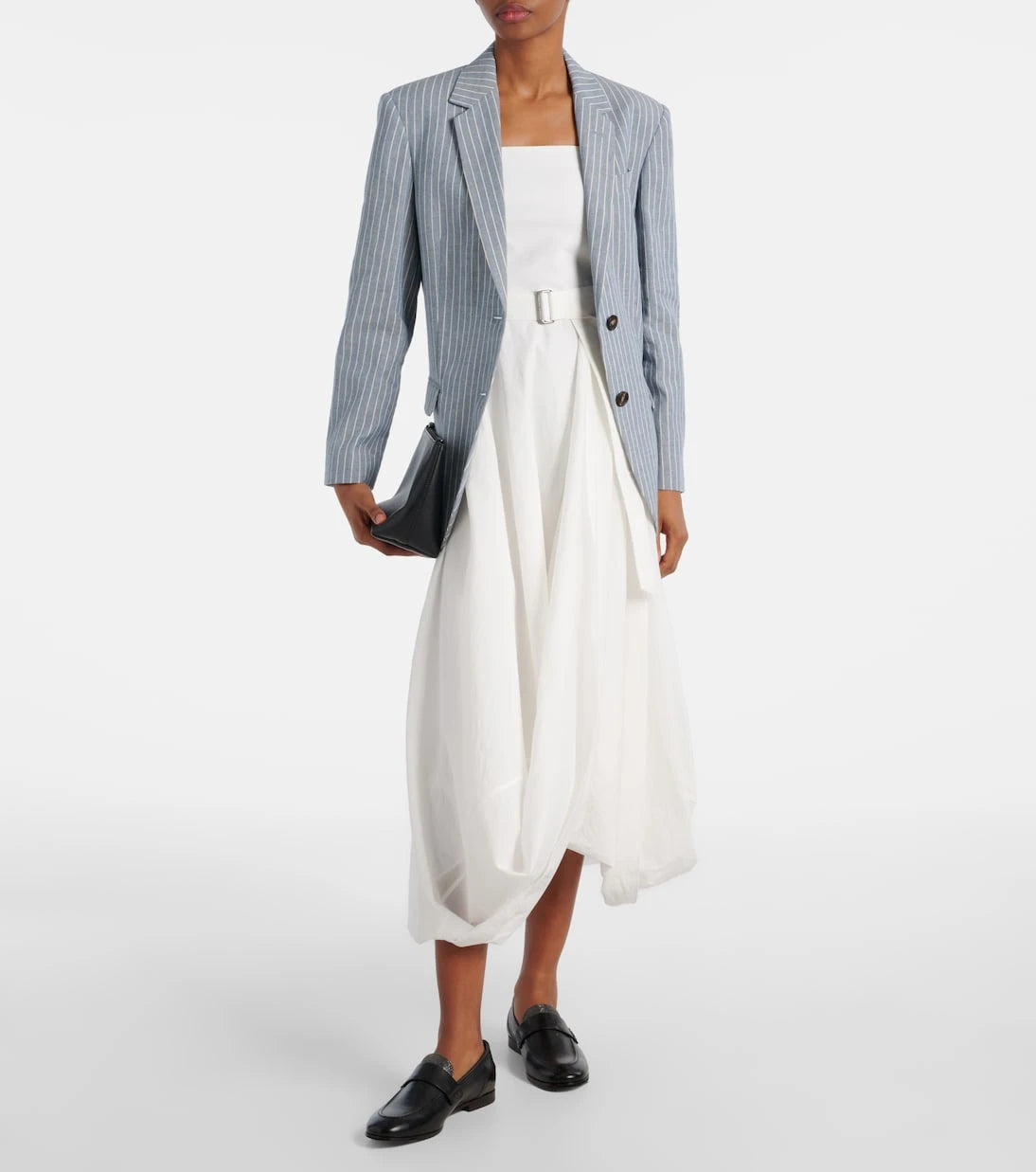 Brunello Cucinelli - Cotton-blend midi dress
