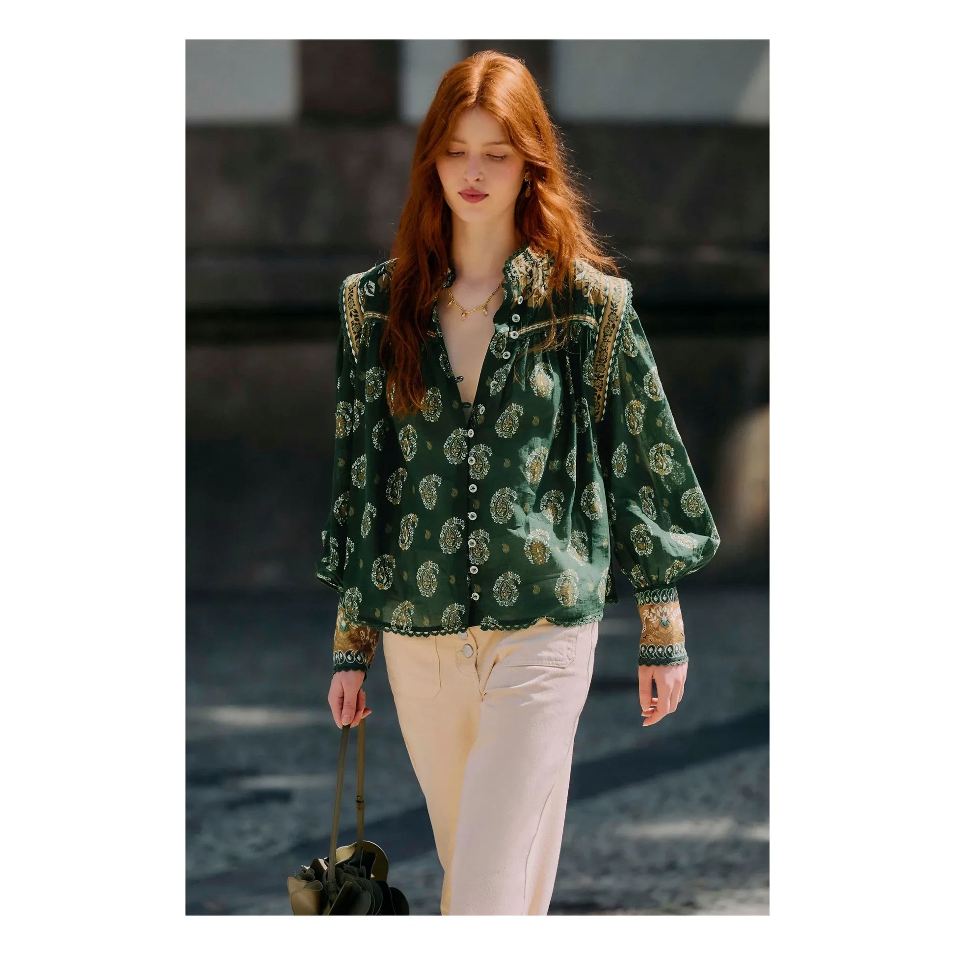 Farm Rio - Tayla blouse | Green