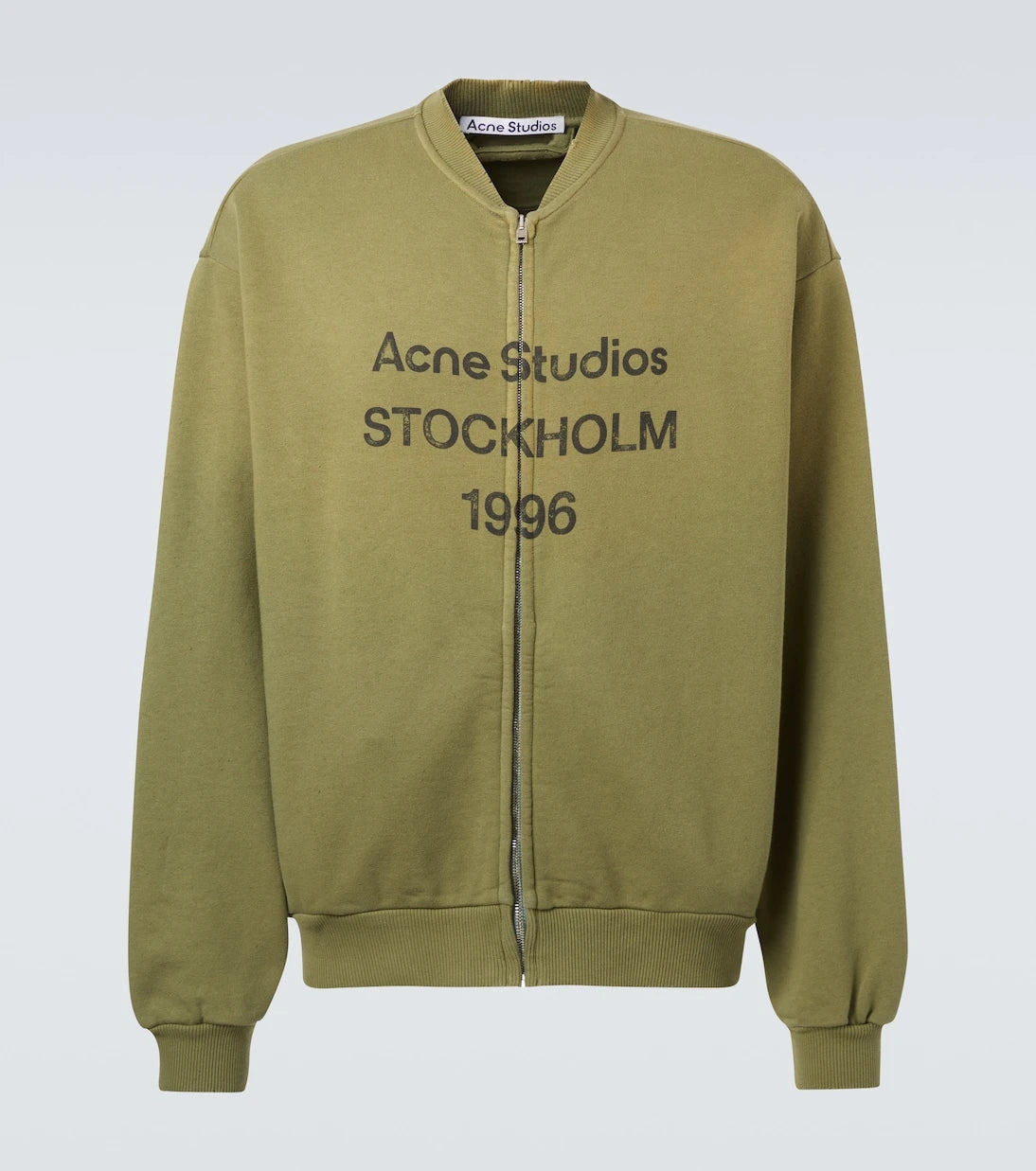 Acne Studios - Logo cotton-blend fleece sweatshirt