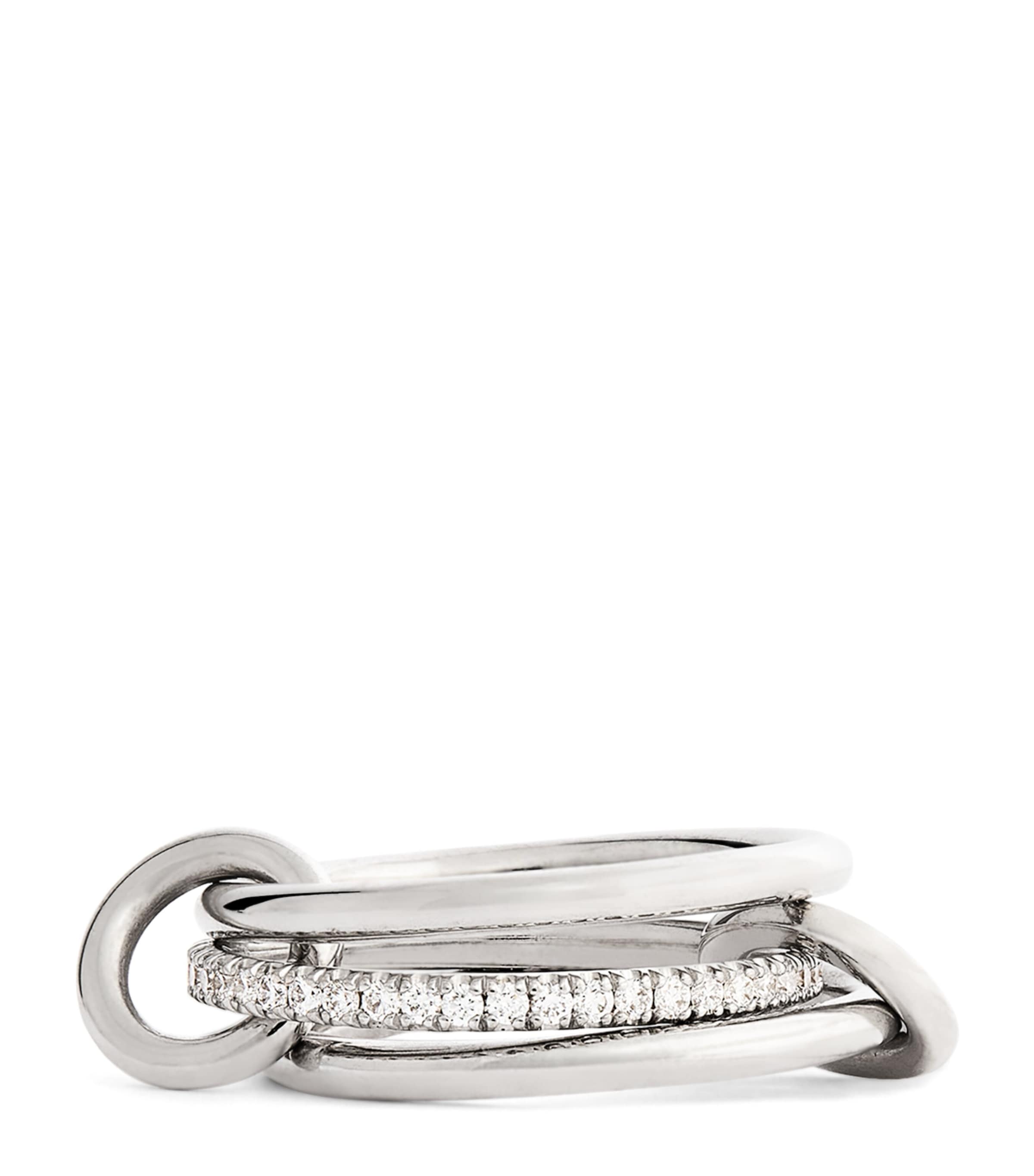 White Gold and Diamond Sonny Ring