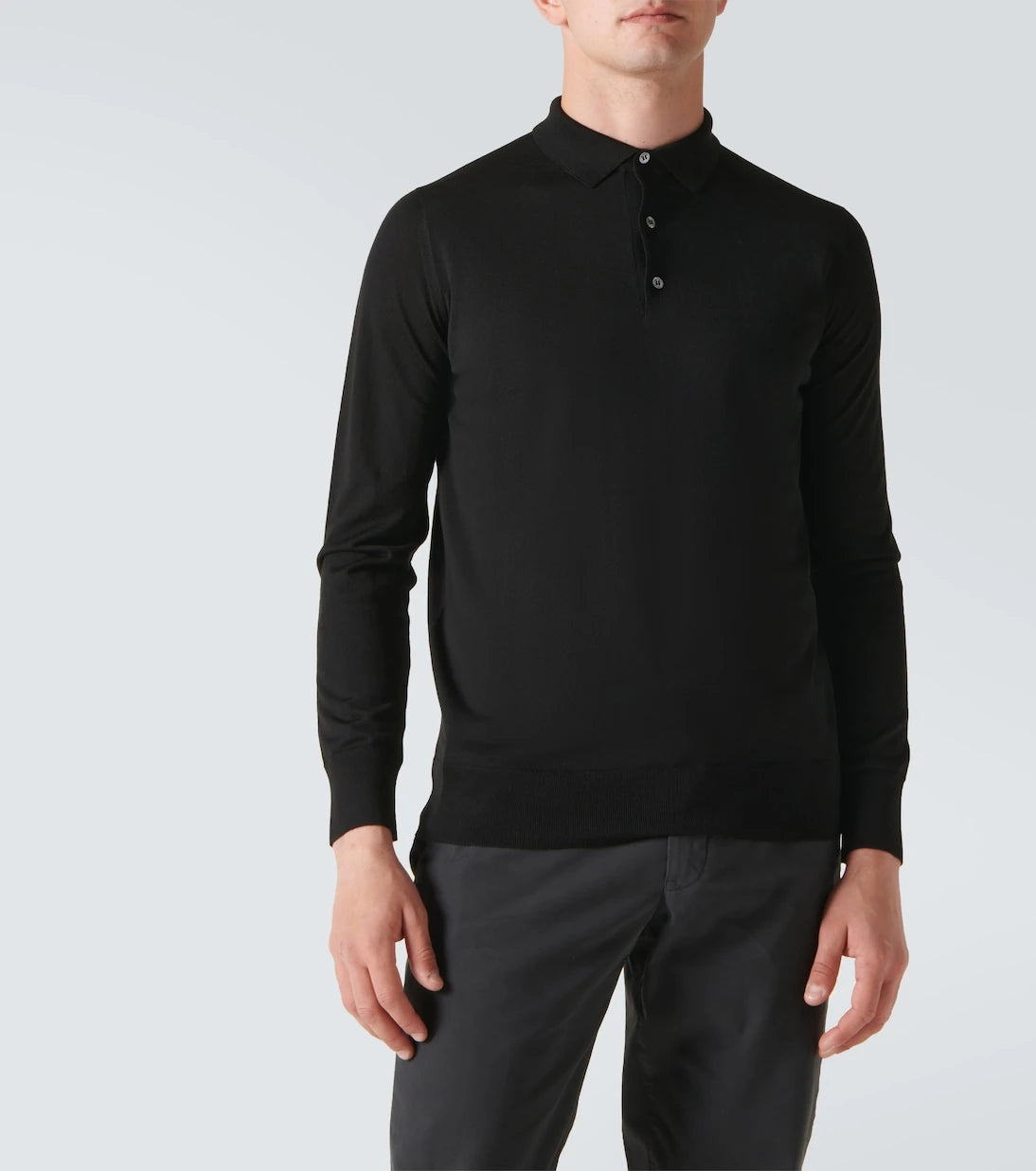 Loro Piana - قميص بولو من صوف المارينو البكر