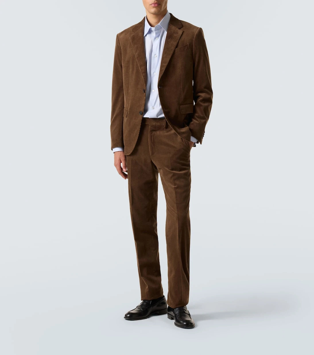 Zegna - قميص من مزيج القطن