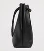 Black Leather Andiamo Bucket Bag