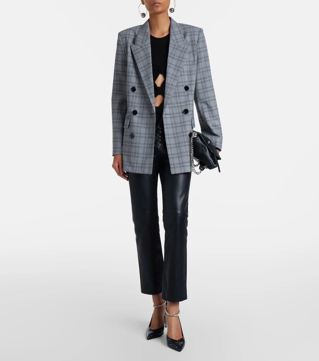 Isabel Marant - Jevima Prince of Wales check wool-blend jacket