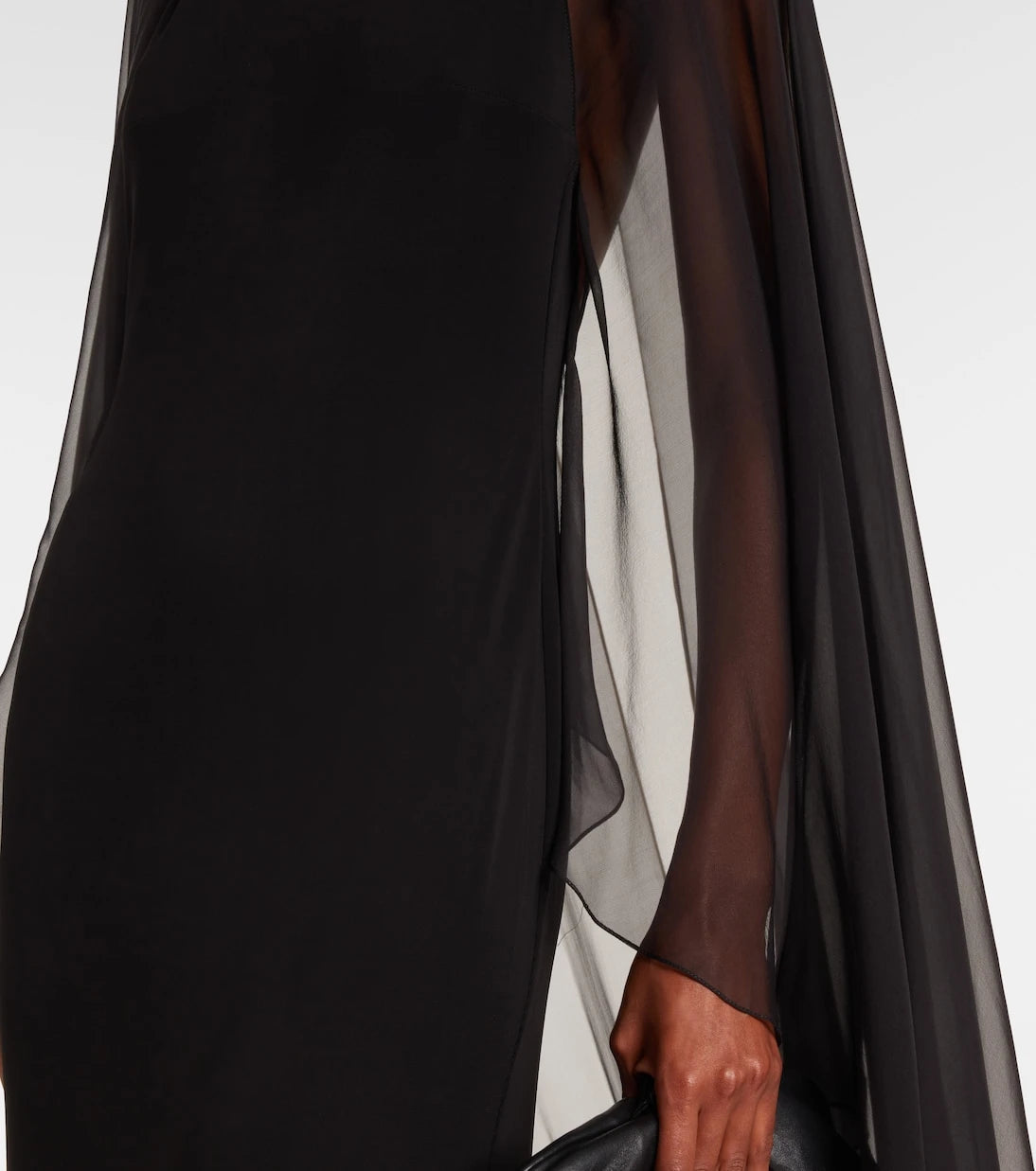 Ralph Lauren Collection - فستان تيلي جيرسيه بكاب