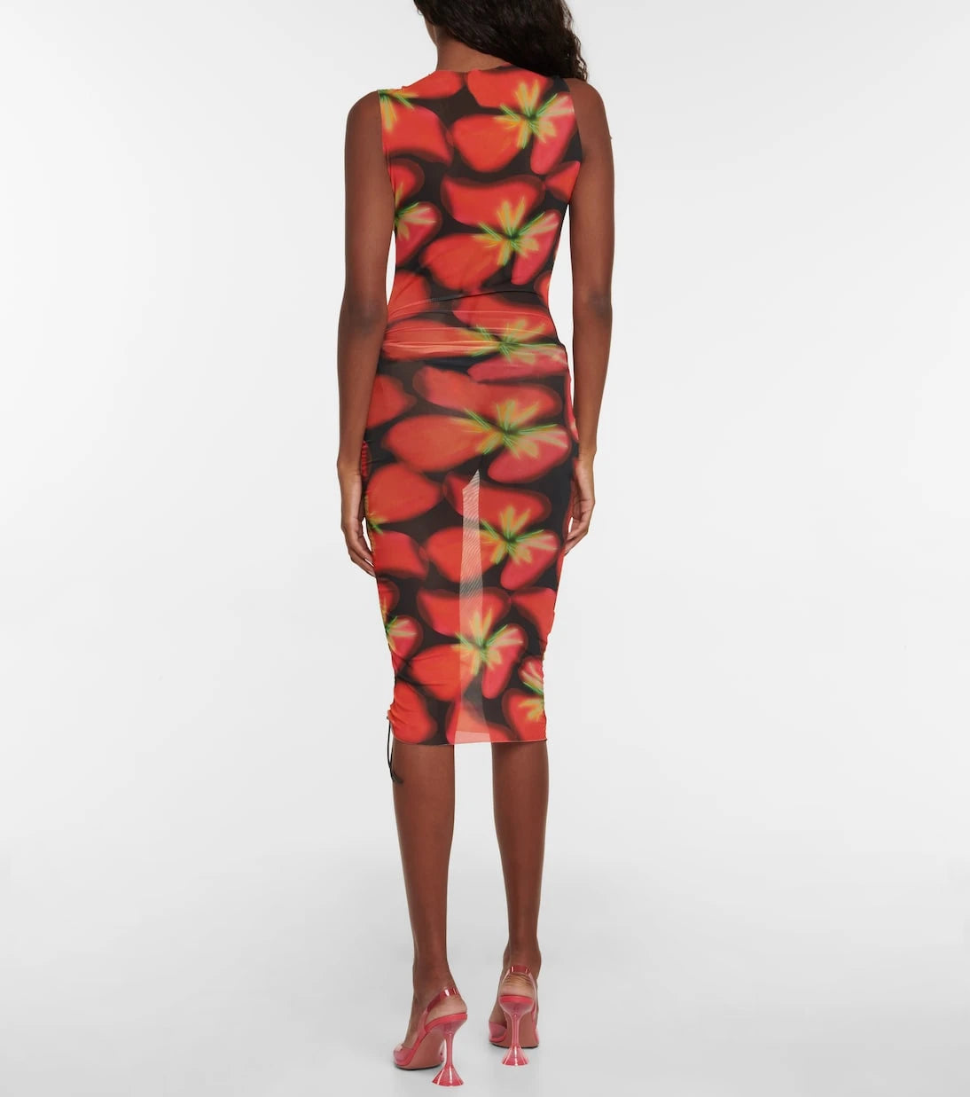 Louisa Ballou - Heatwave printed mesh minidress