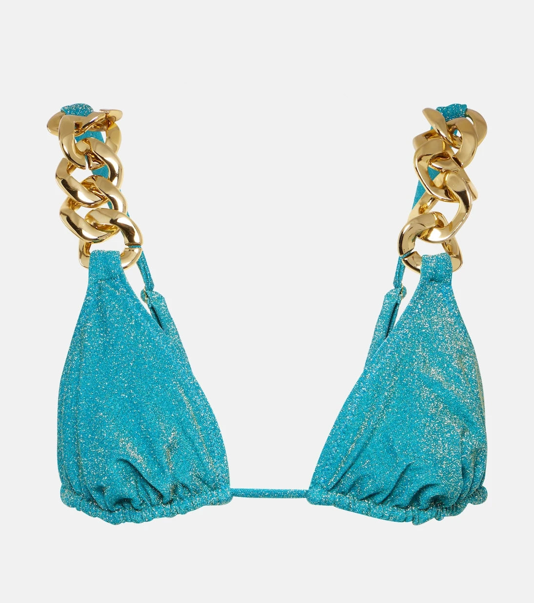 Same - Gold Chain triangle bikini top