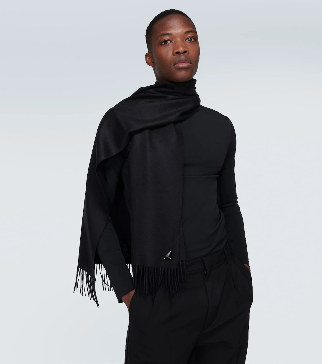 Prada - Silk and cashmere scarf