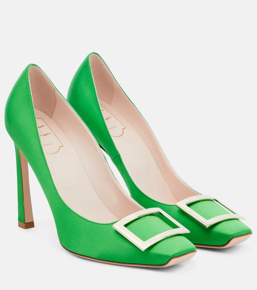 Roger Vivier - Trompette satin pumps