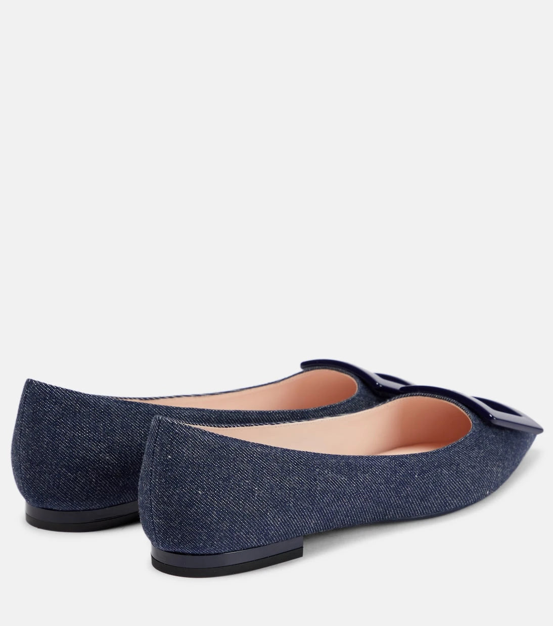 Roger Vivier - Gommettine Ball denim ballet flats