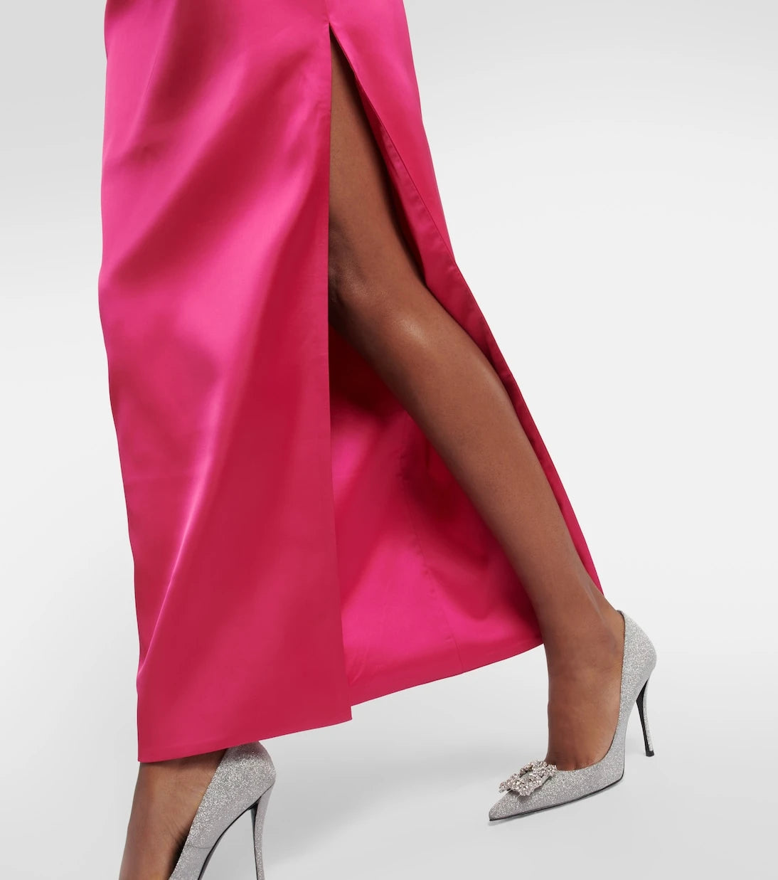 Rasario - Off-shoulder satin gown