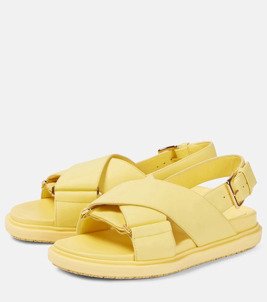 Marni - Fussbett leather sandals