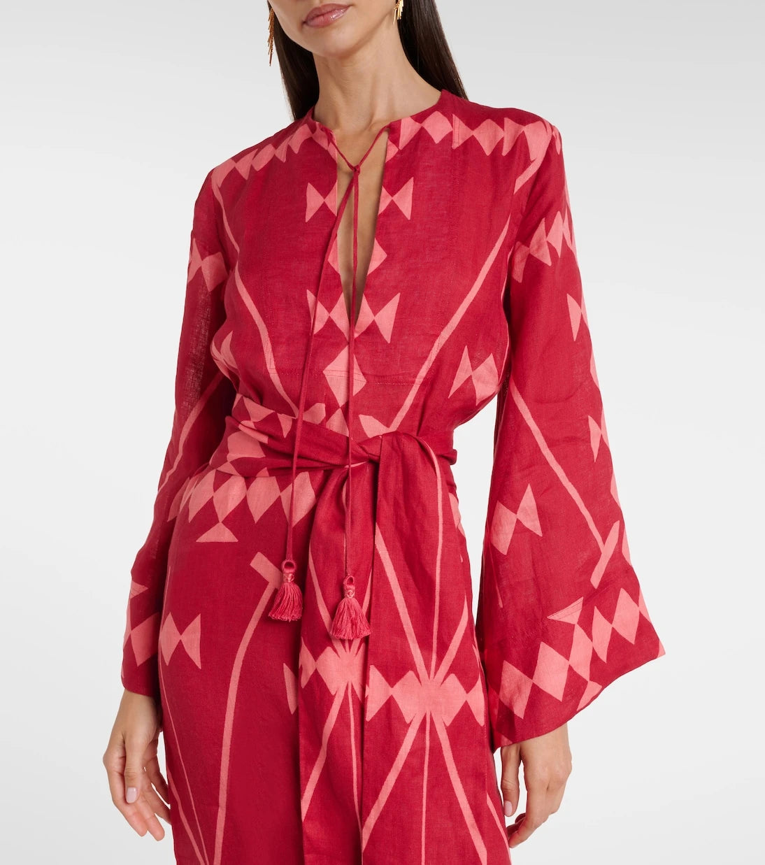 Johanna Ortiz - Printed linen maxi dress