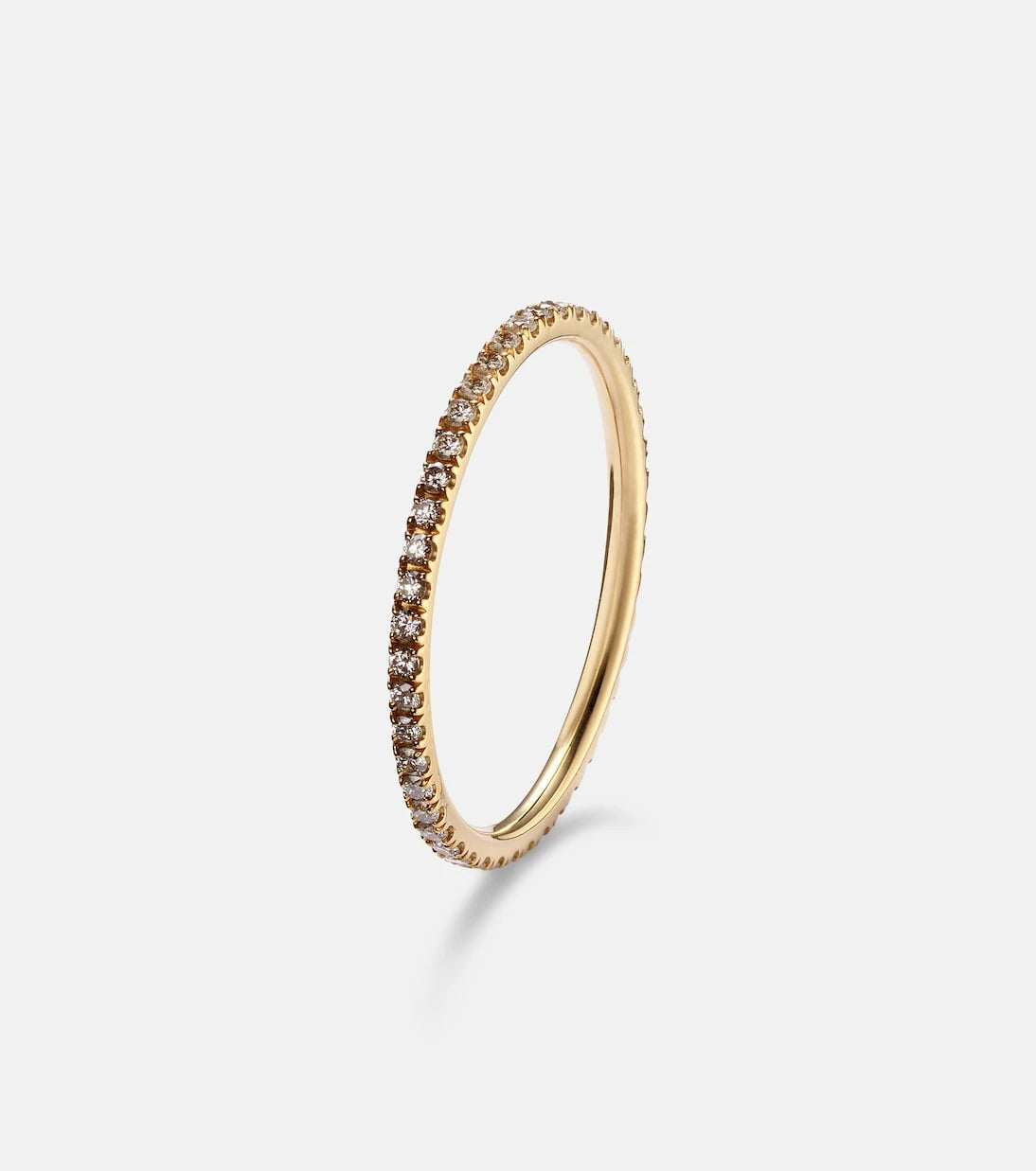 Ileana Makri - Thread Band 18kt gold ring with diamonds
