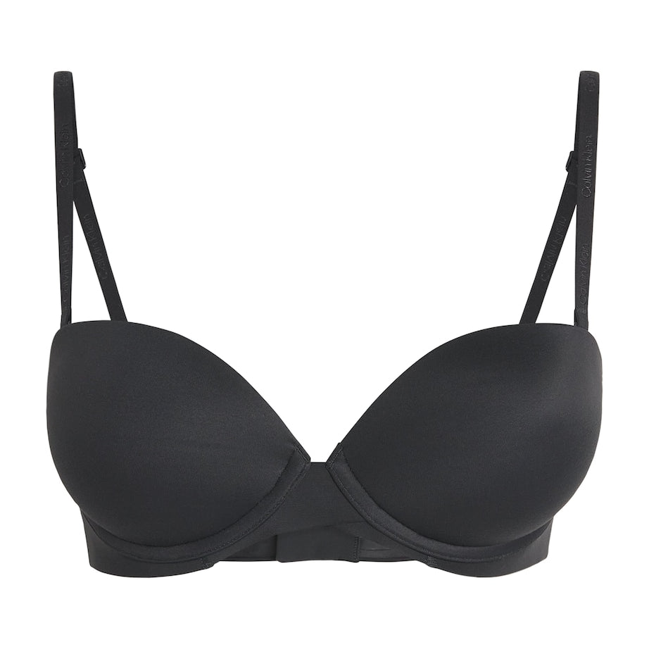 Calvin Klein Black Strapless Push-Up Bra