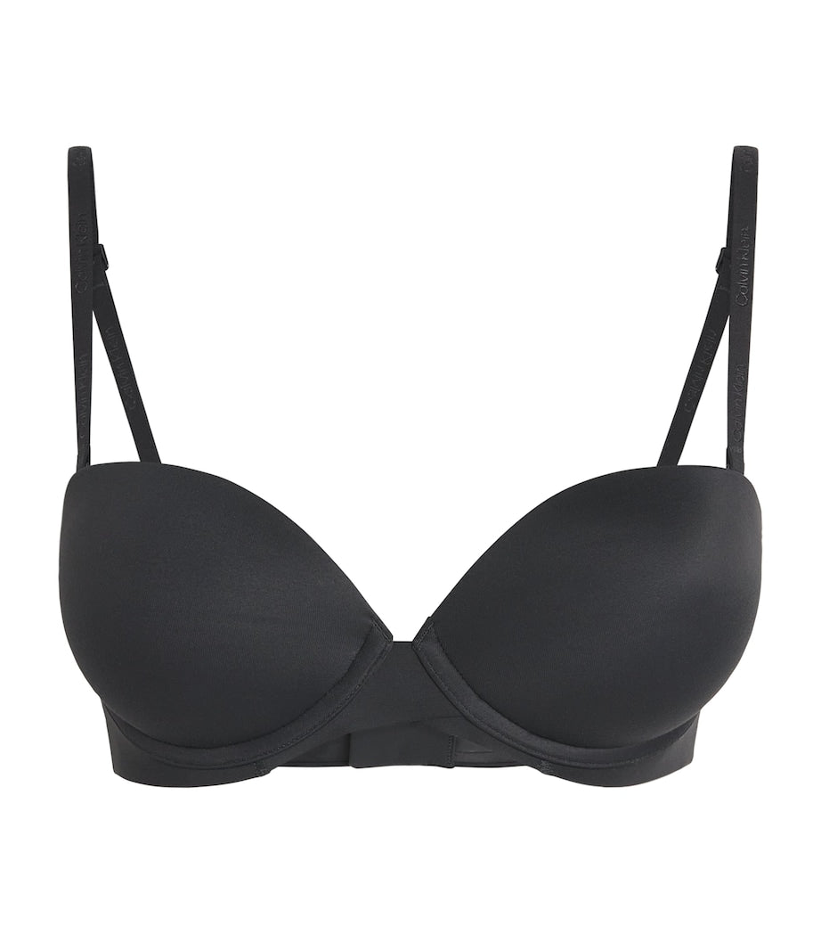 Calvin Klein Black Strapless Push-Up Bra