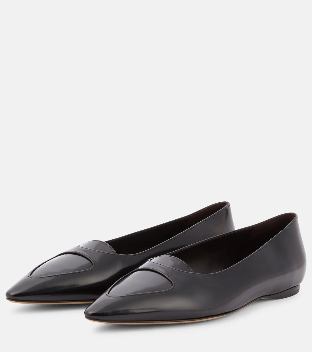 The Row - Viv leather ballet flats