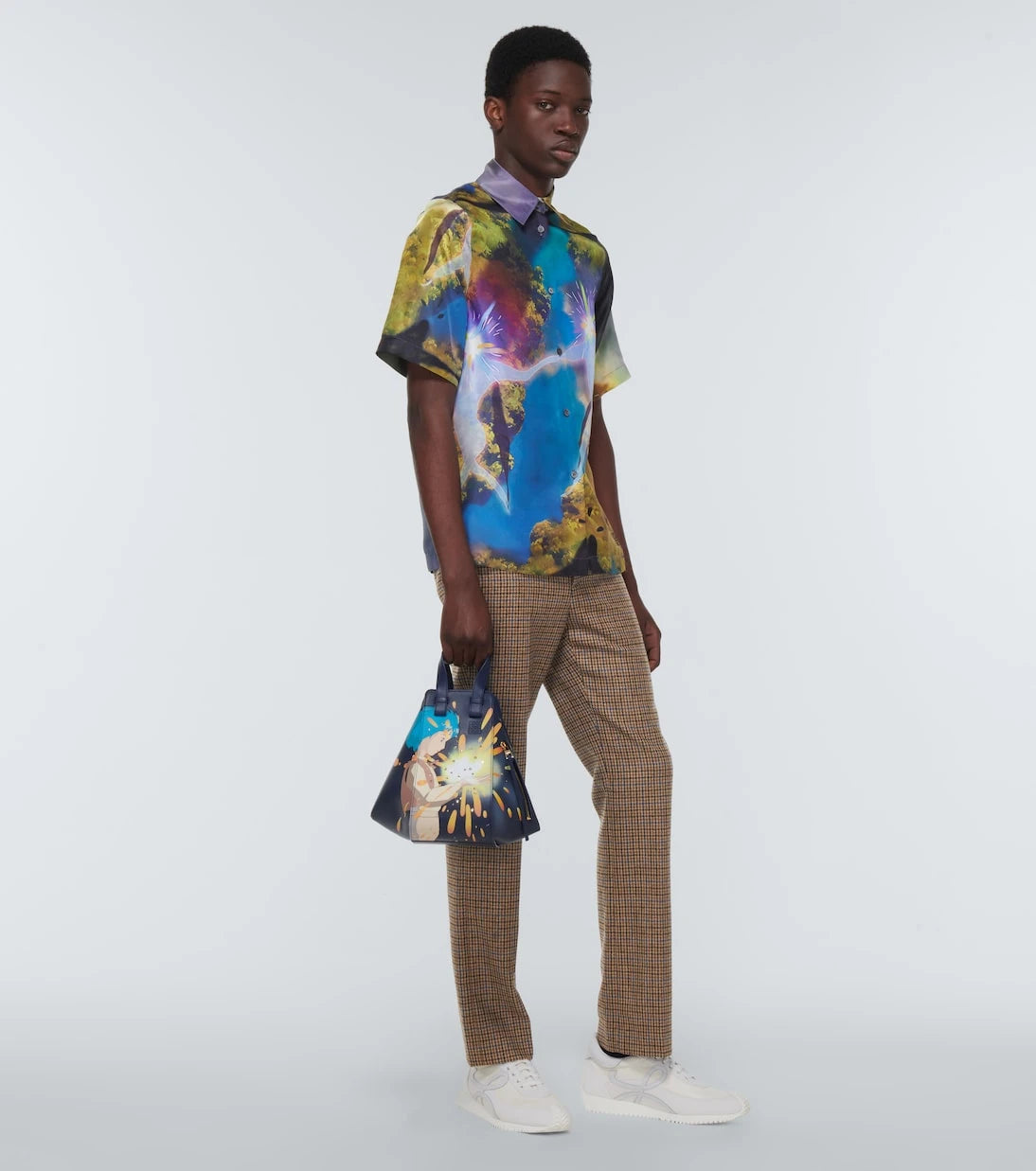 Loewe - x Howl's Moving Castle printed silk-blend shirt