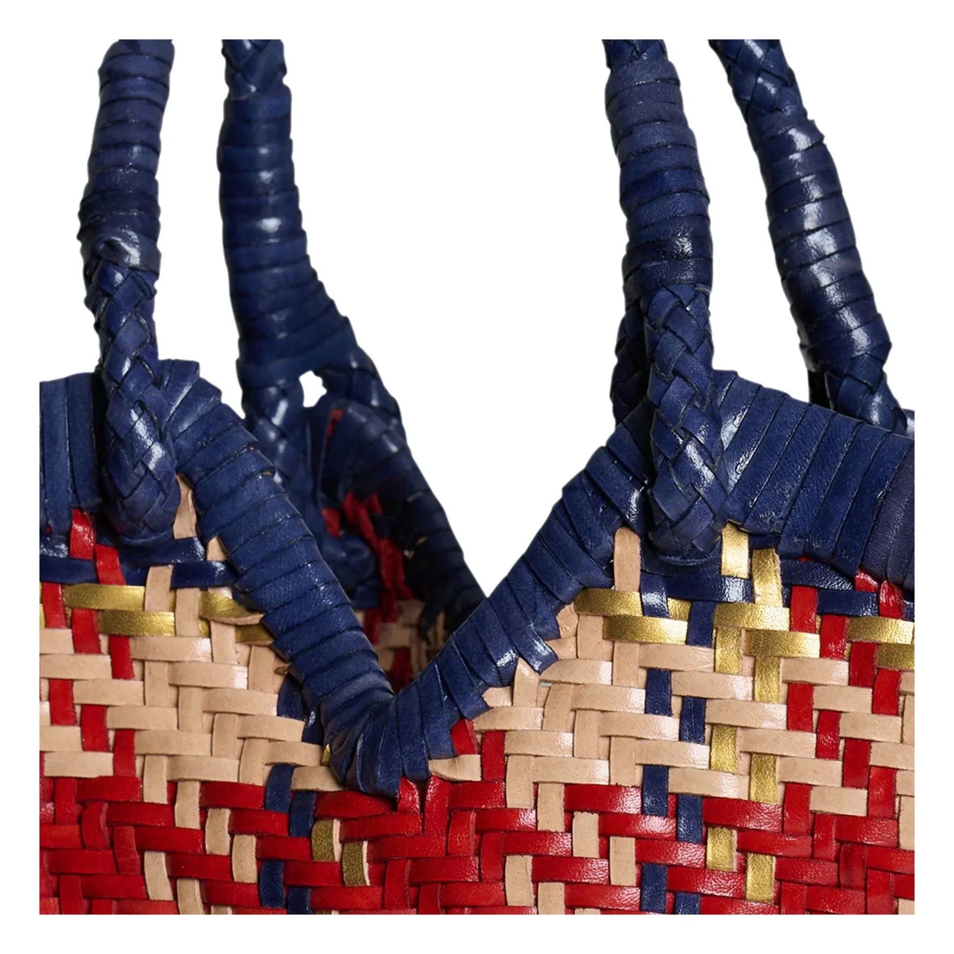 Vipera - Cabas Crudelia Carreaux Cuir | Blue