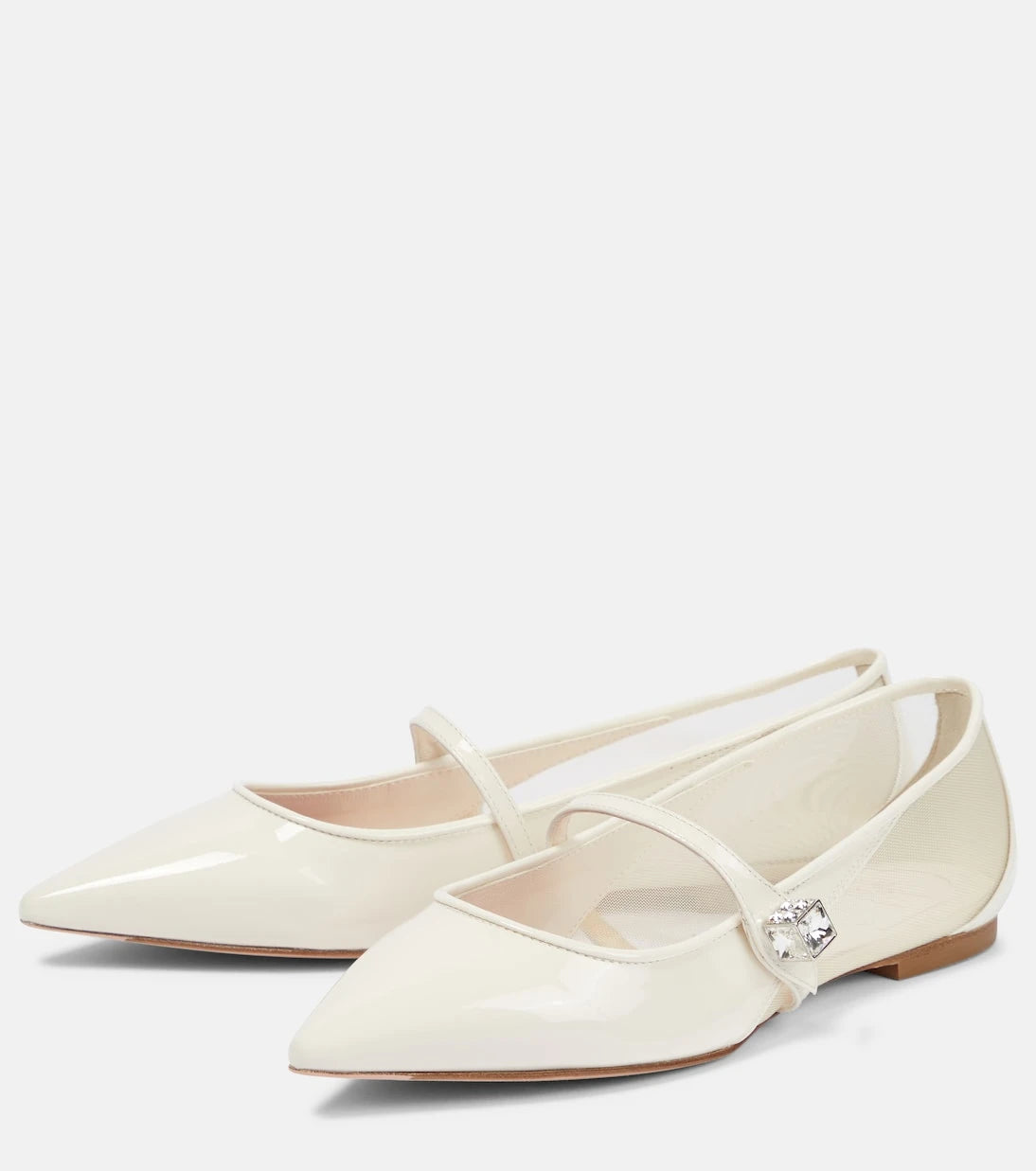 Roger Vivier - Cube B patent leather flats