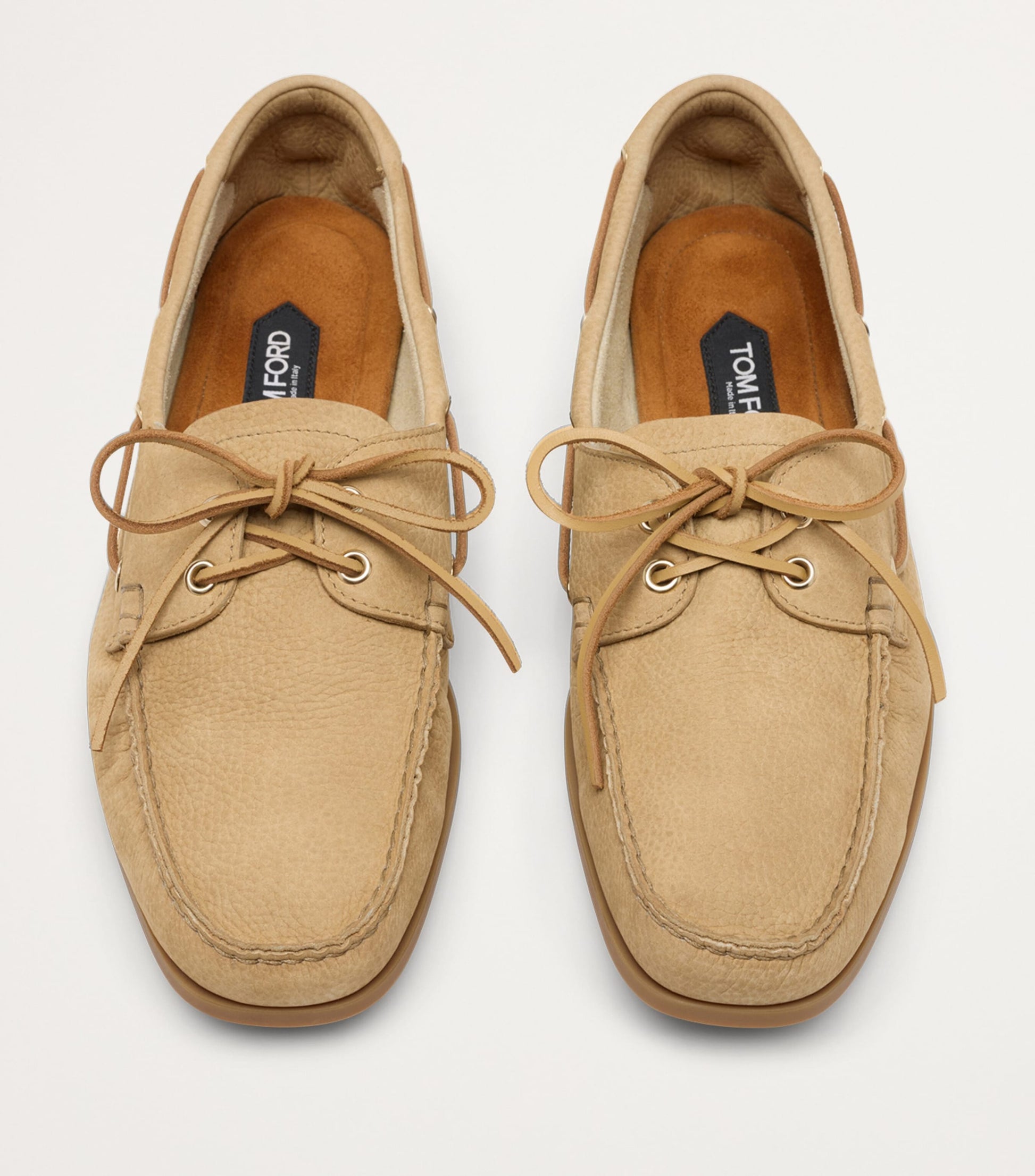 TOM FORD Nubuck Robin Boat Shoes