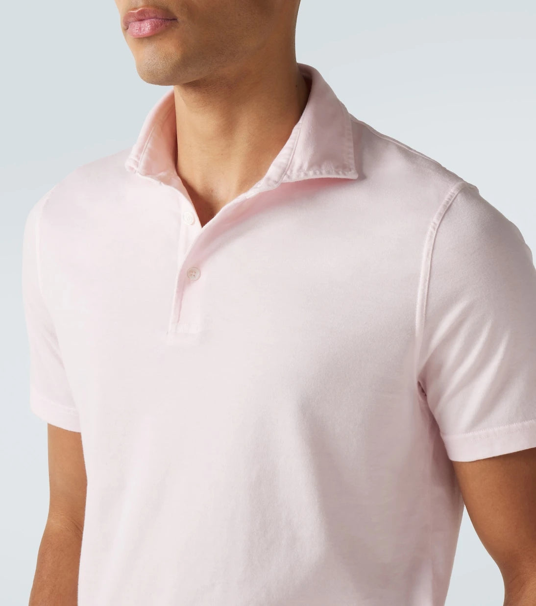 Fedeli - Cotton jersey polo shirt