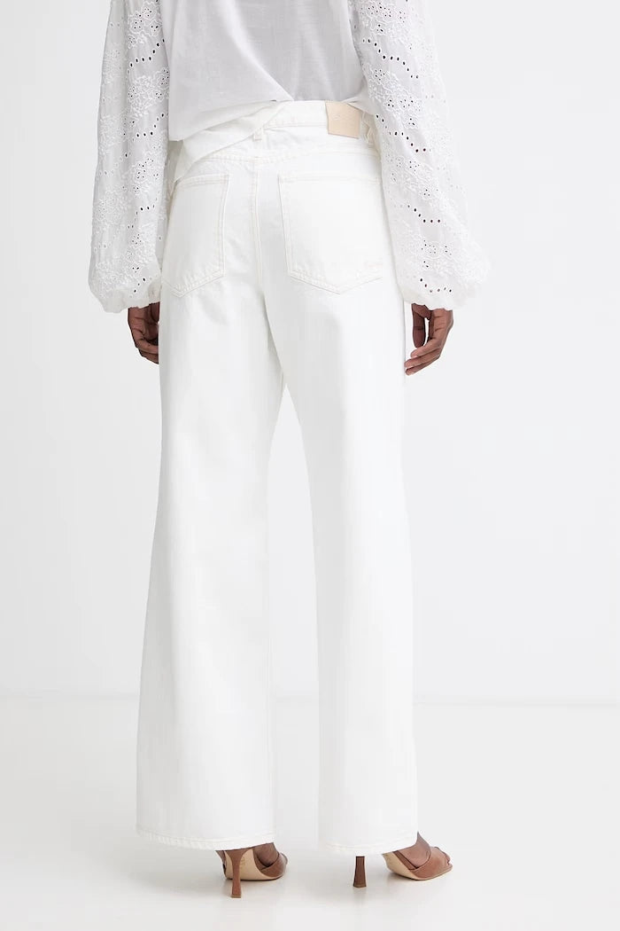 BOSS Orange дънки wide leg дамски C SLOUCHY MR 2.0
