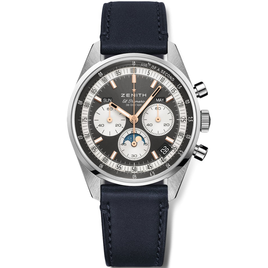 Zenith Stainless Steel Chronomaster Watch 38mm