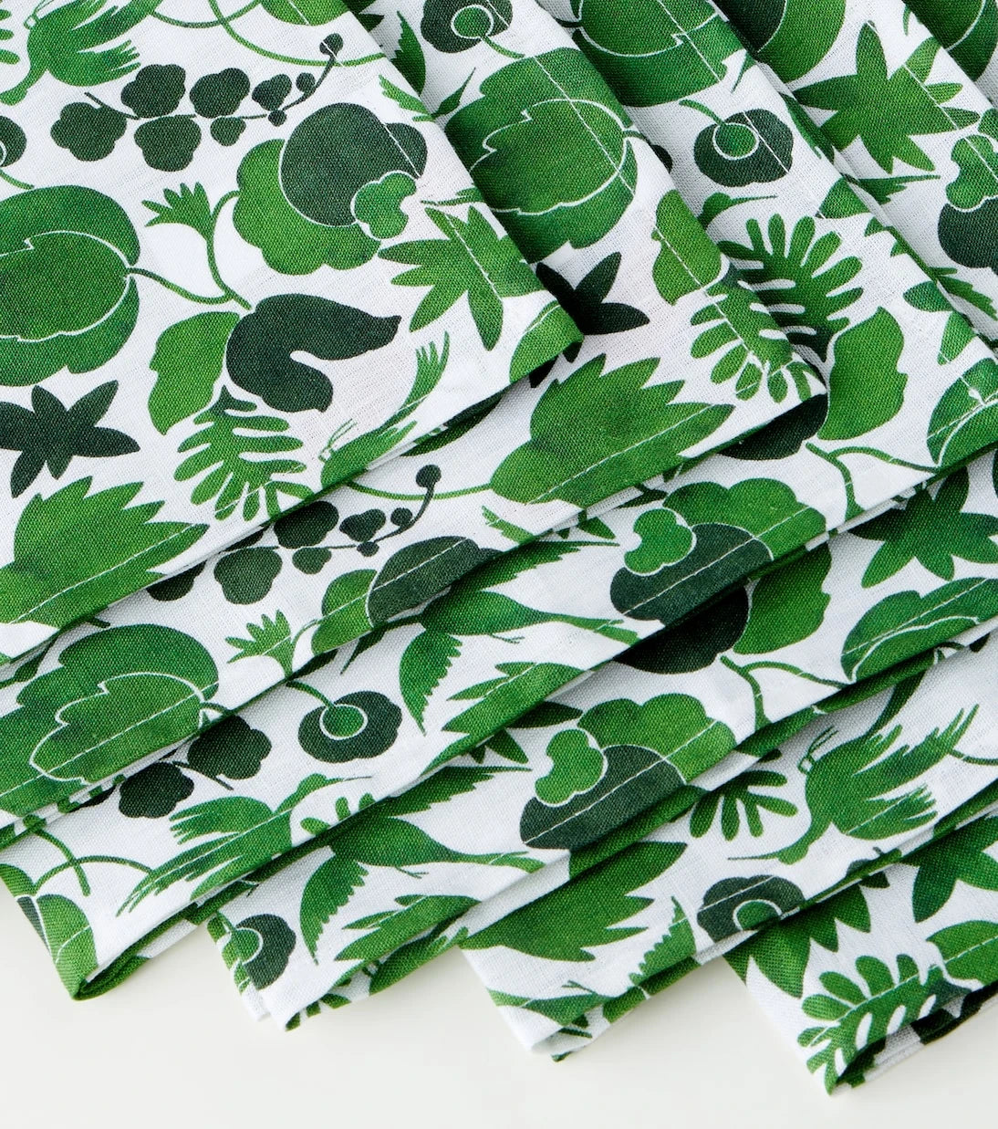 La DoubleJ - Large set of 6 floral napkins