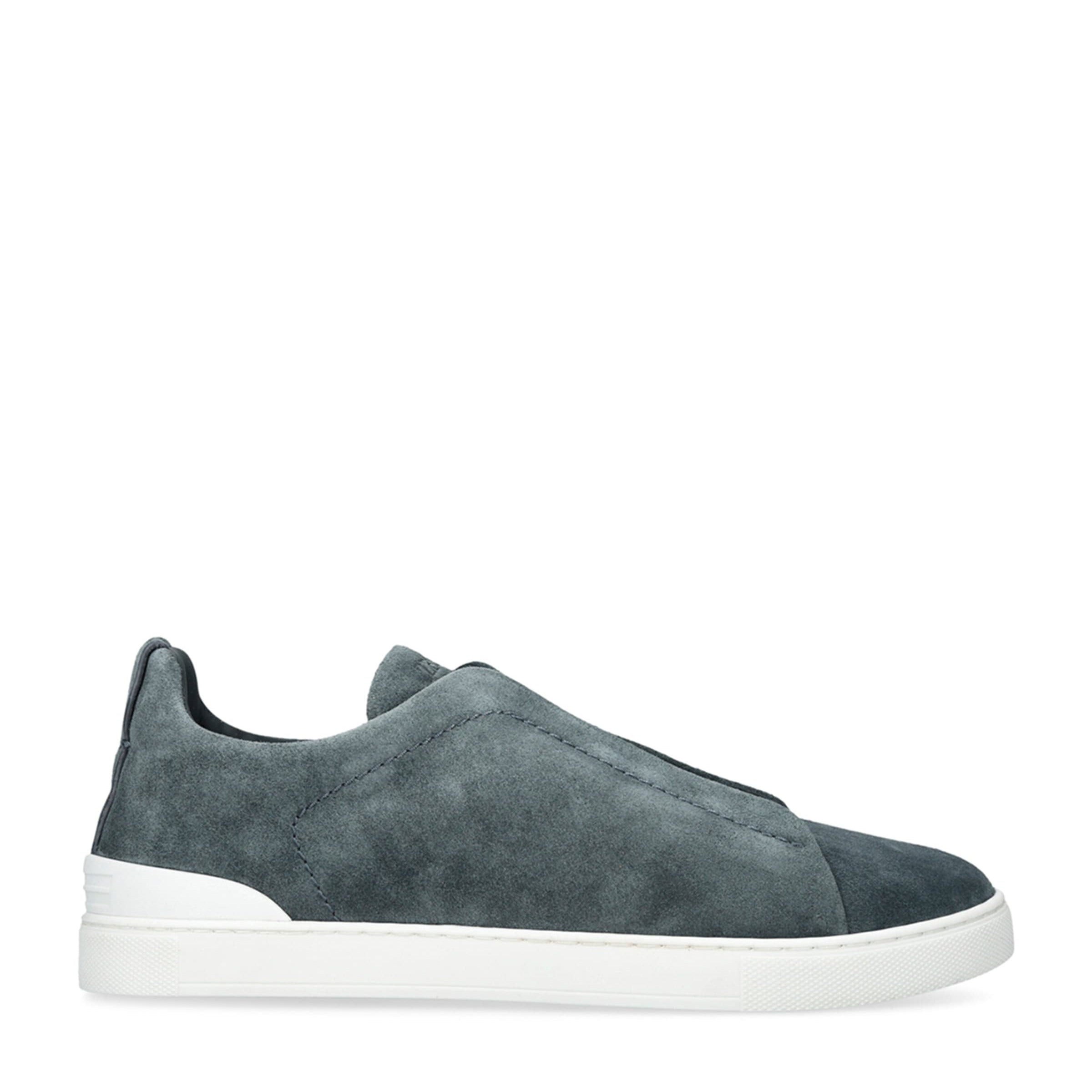 Suede Triple Stitch Sneakers