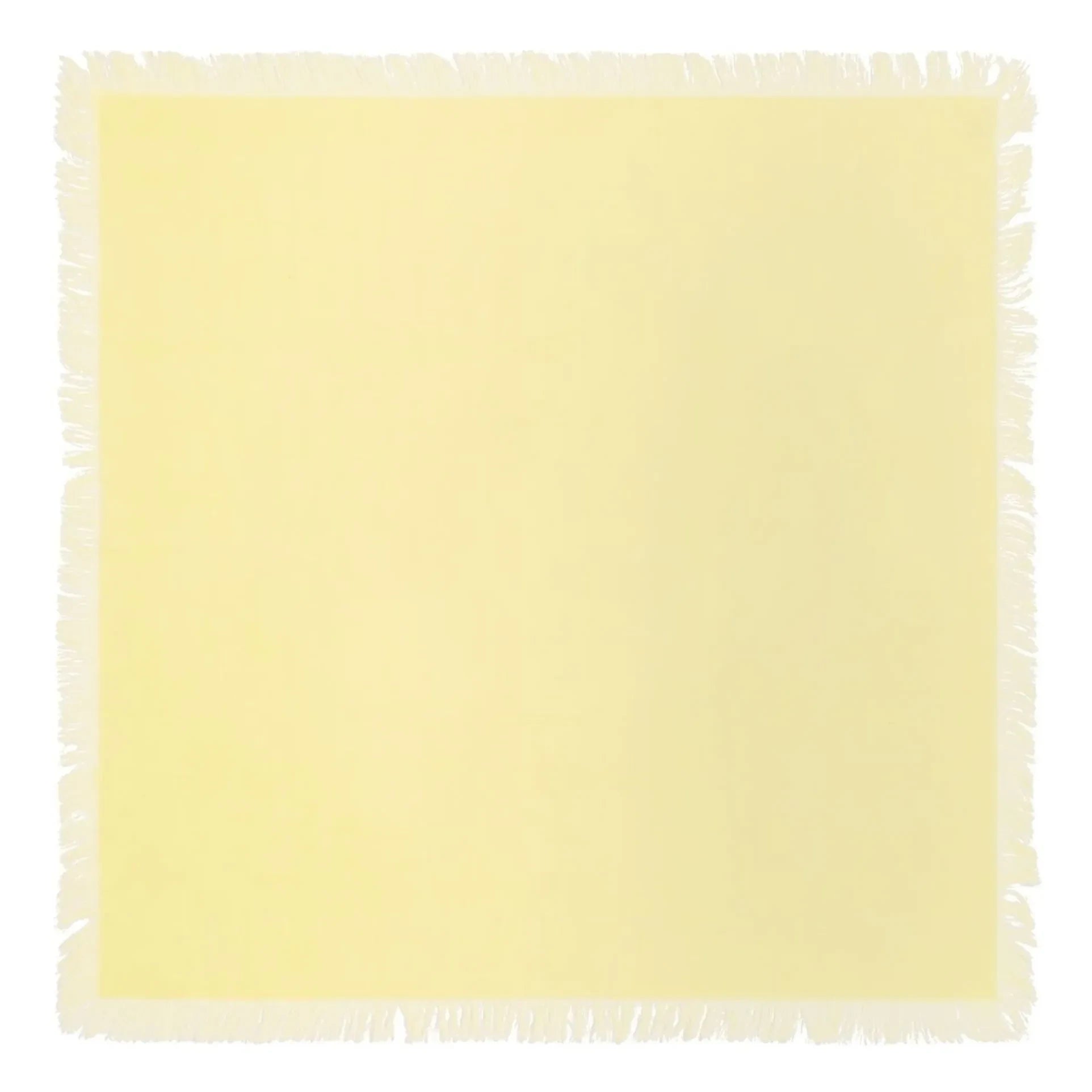 Bompard - Mini Twill Cashmere Square | Lemon yellow