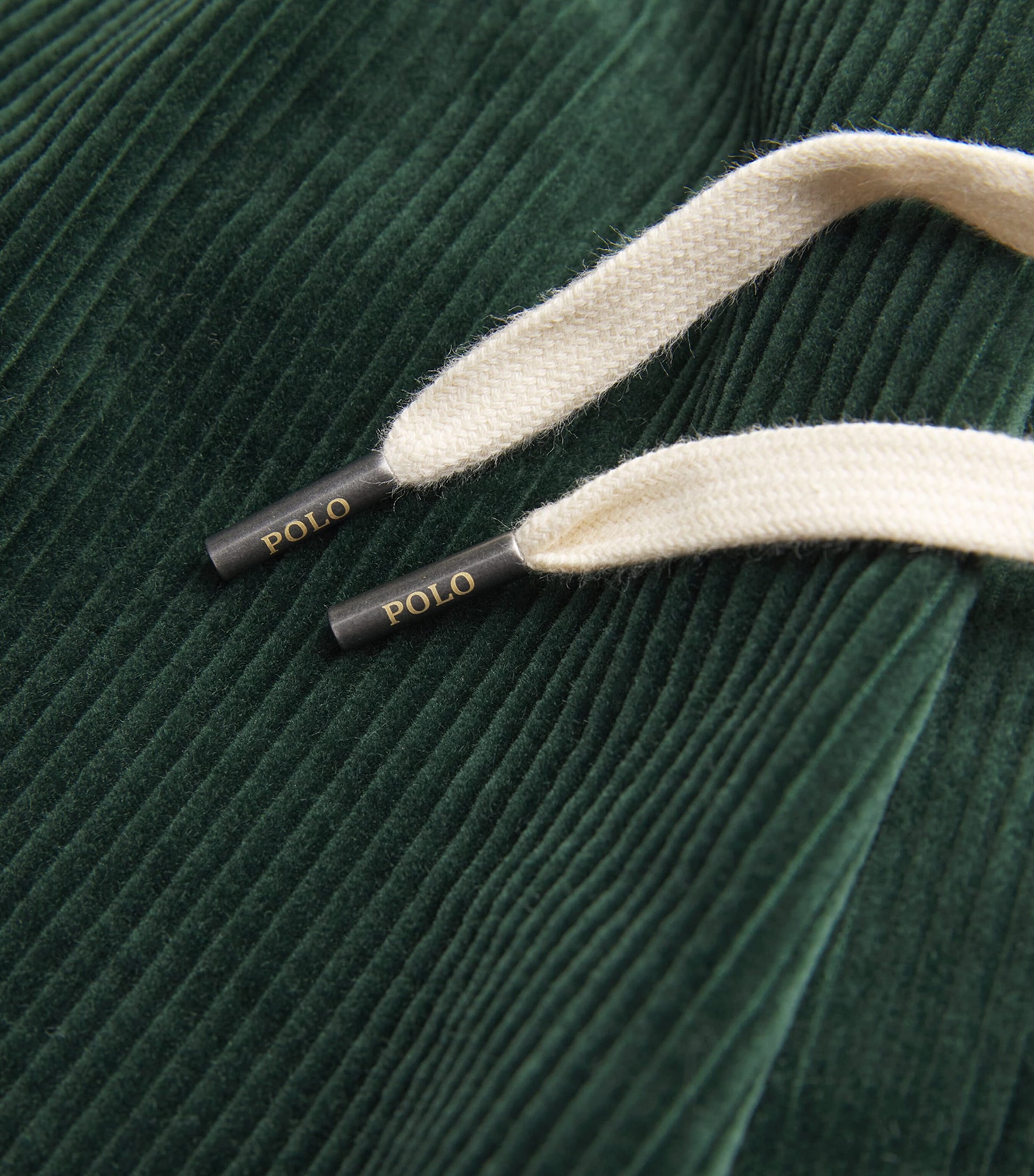 Cotton Corduroy Logo Shorts