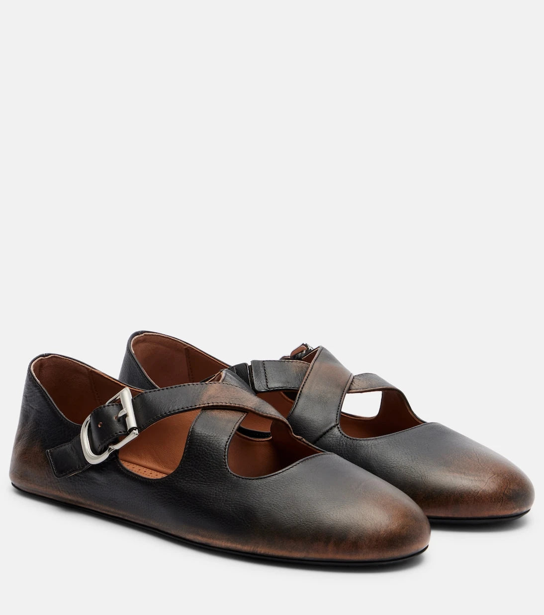 Alaïa - Leather ballet flats