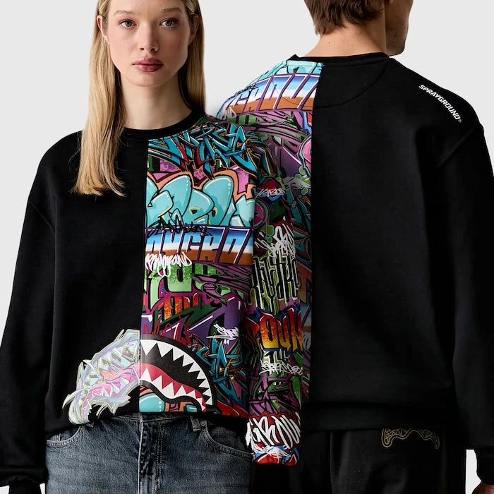 Sprayground уголемен суичър от памук