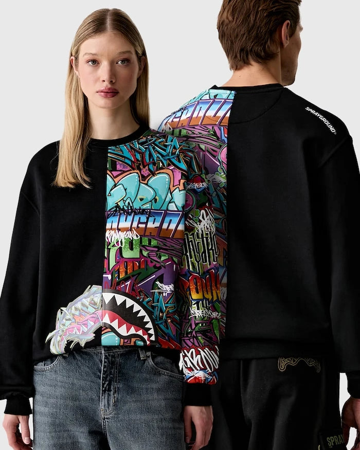 Sprayground уголемен суичър от памук