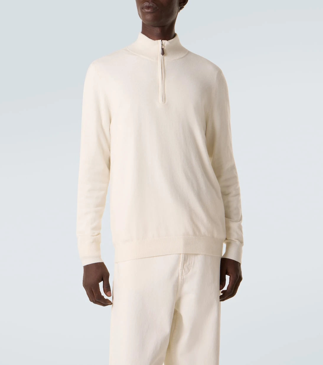 Arch4 - Mr Fenchurch cashmere half-zip sweater