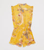 Zimmermann Kids Cotton Rhiannon Frill Playsuit (2-12 Years)