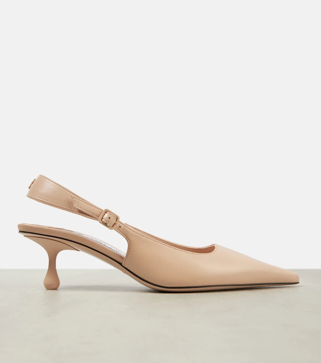 Jimmy Choo - Amel 50 leather slingback pumps