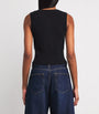 Claudie Pierlot Black Wool Sleeveless Cardigan