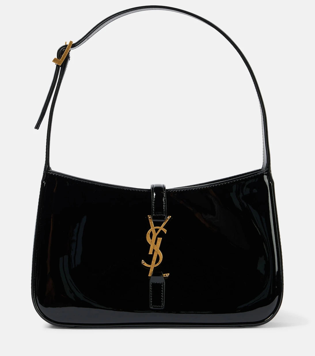 Saint Laurent - Le 5 à 7 patent leather shoulder bag