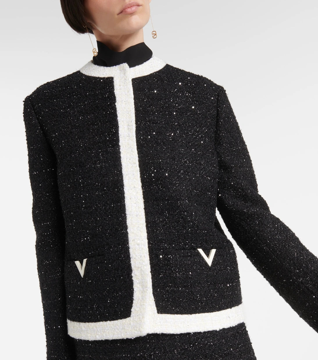 Valentino - Tweed lamé jacket