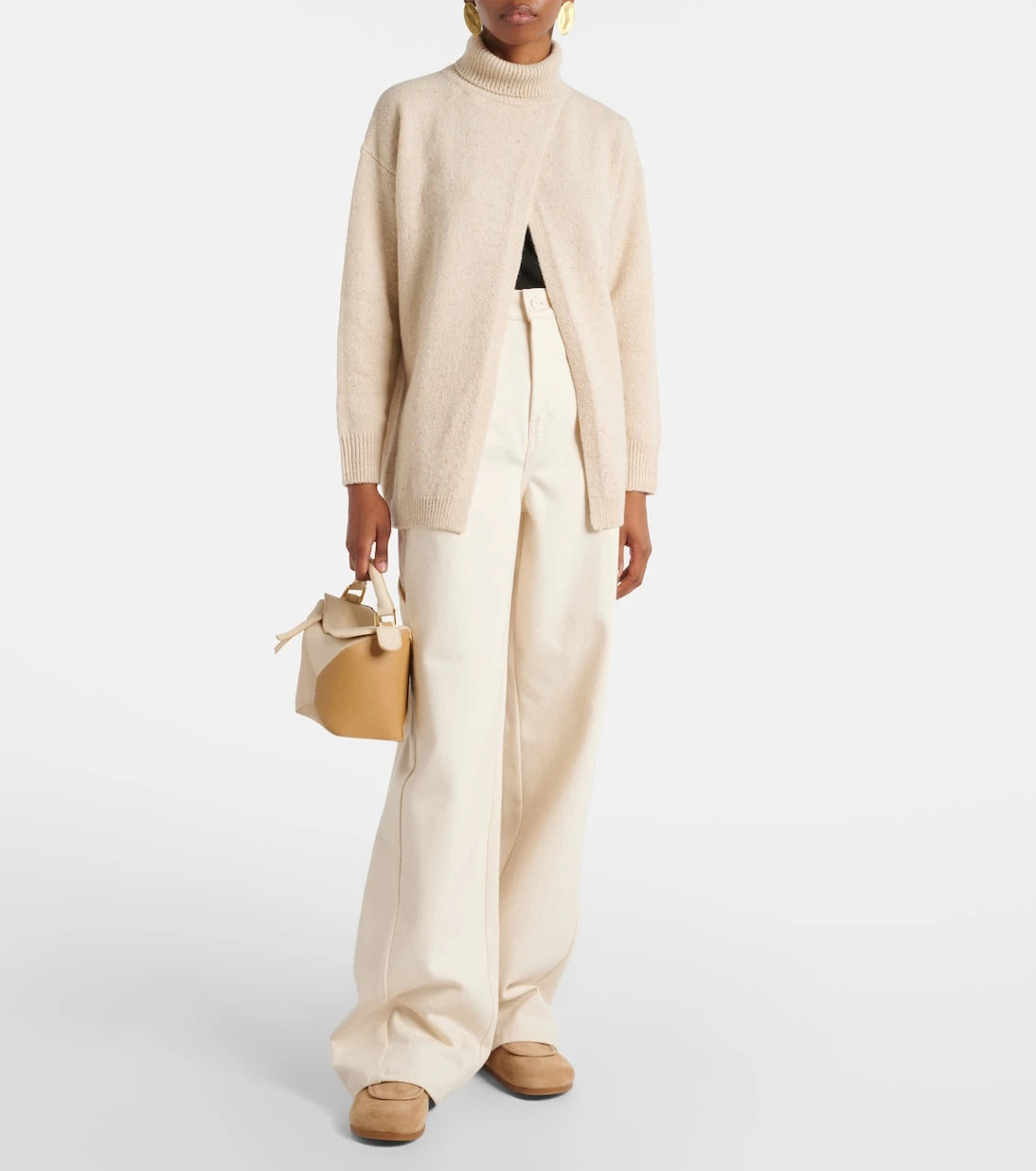 Max Mara - Leisure Angelo wool-blend turtleneck sweater
