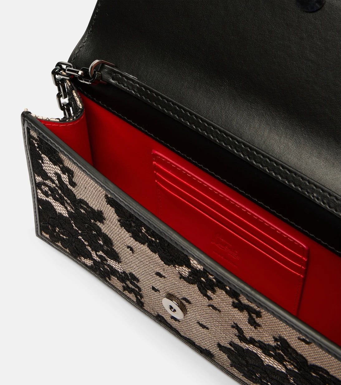 Christian Louboutin - Loubi54 Small lace clutch