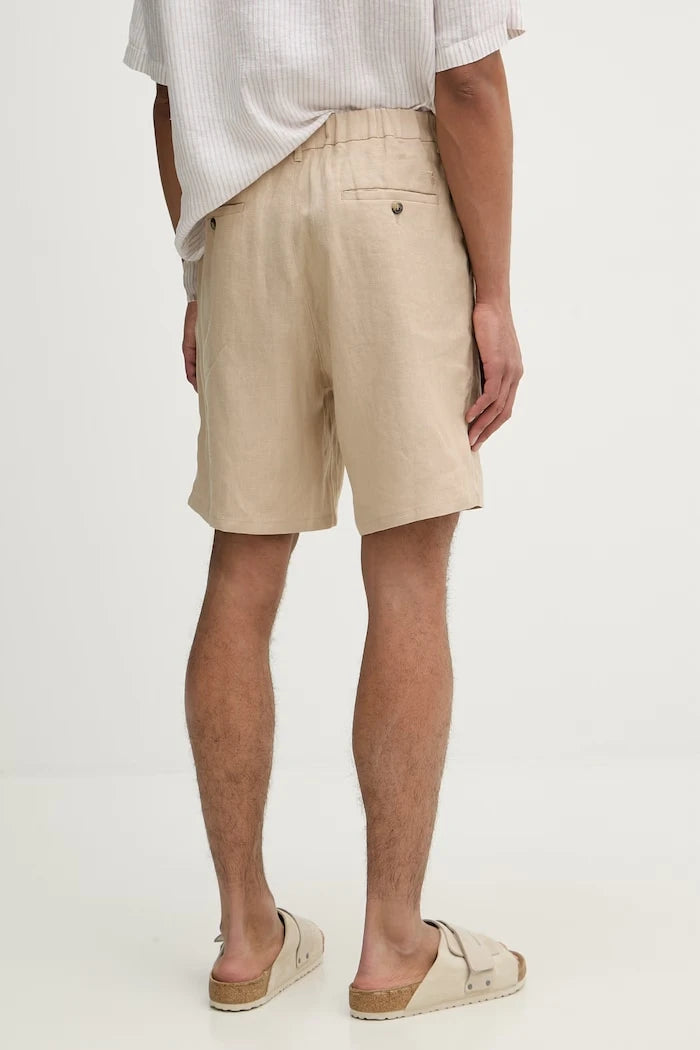 Trussardi erkek keten chino kısa şort