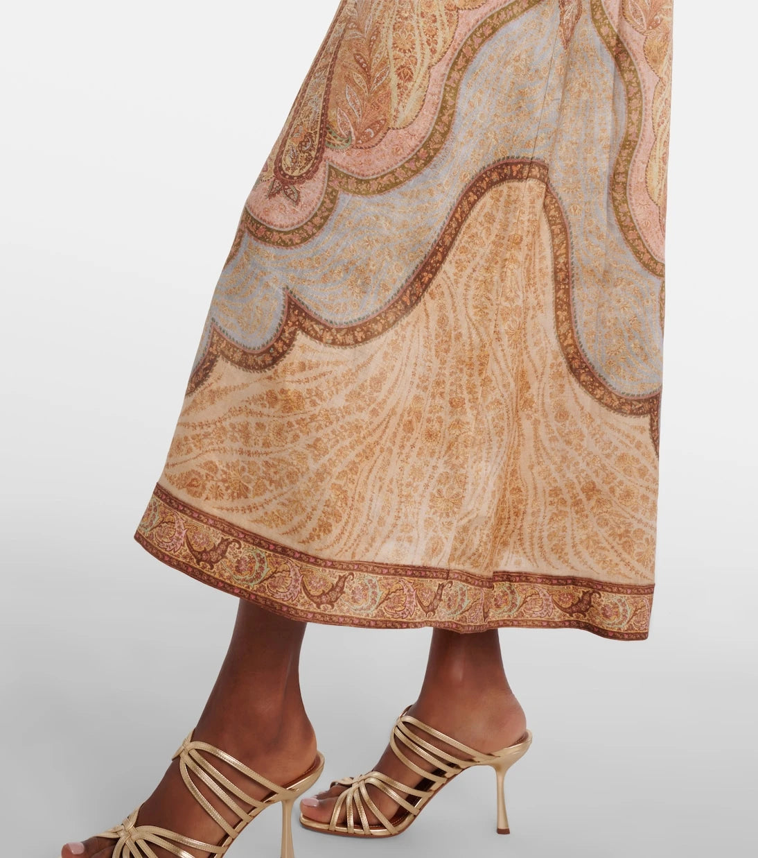 Zimmermann - Wanderlust printed linen shirt dress