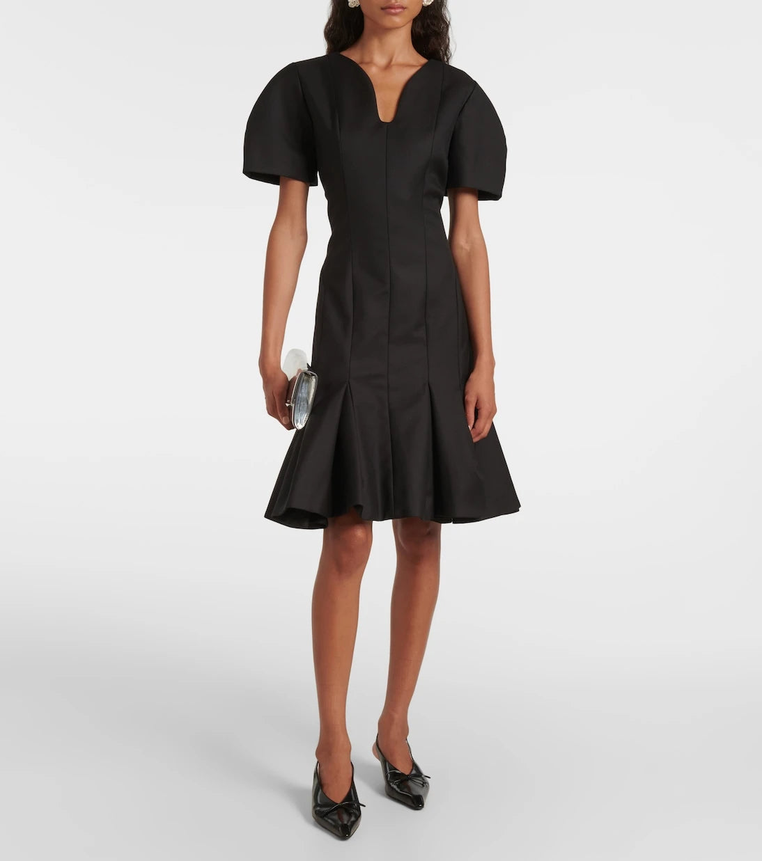 Nina Ricci - Wool gabardine midi dress