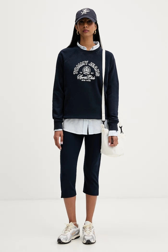 Tommy Jeans клин дамски с вискоза