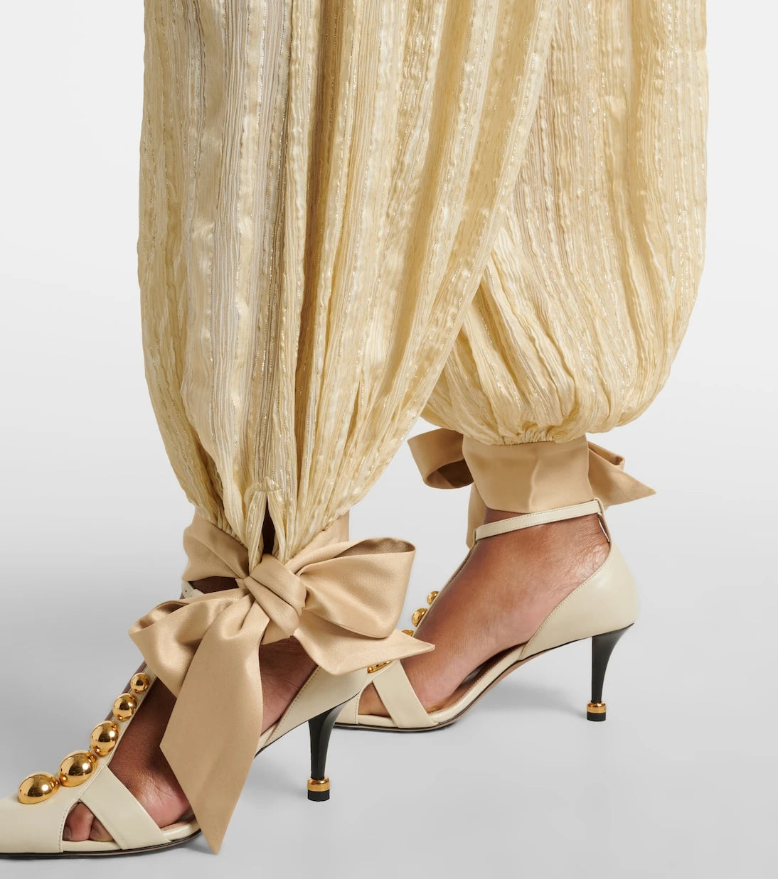 Xu Zhi - Striped balloon pants