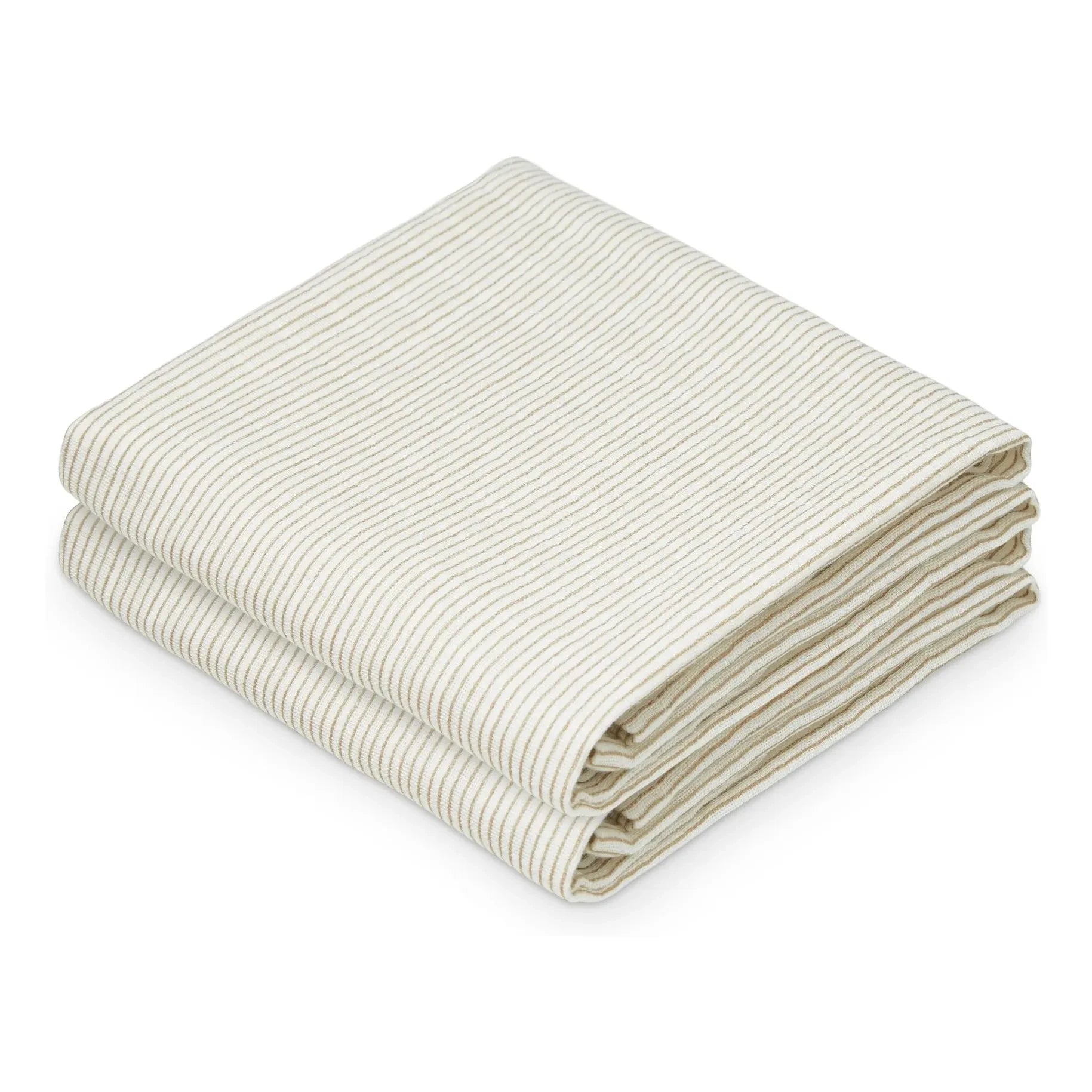 Cam Cam - Striped diapers - Set of 2 | Camel