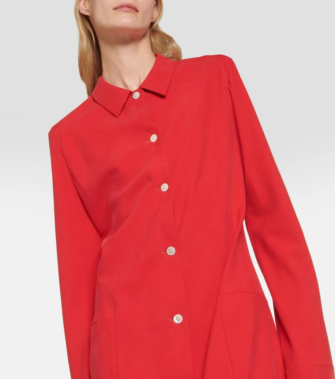 The Row - Myra silk shirt dress